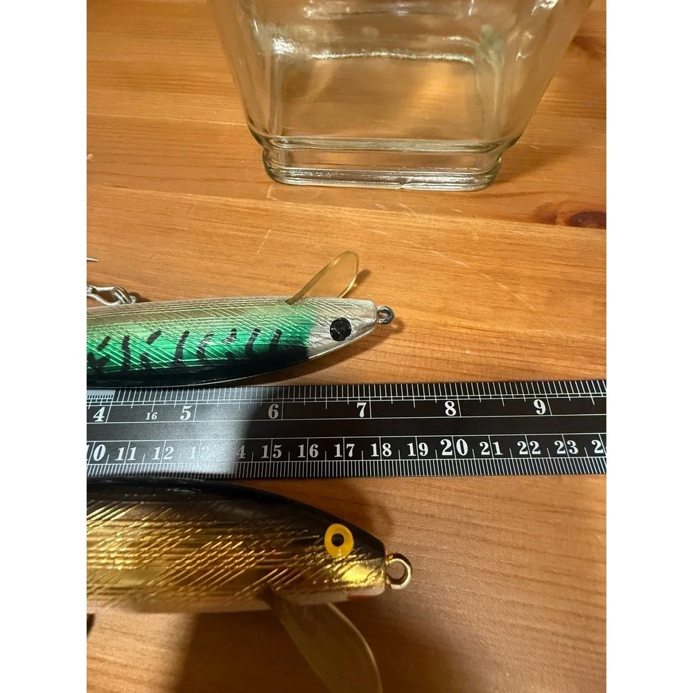 Vintage Rebel Minnow Fishing Lure Lot of 2